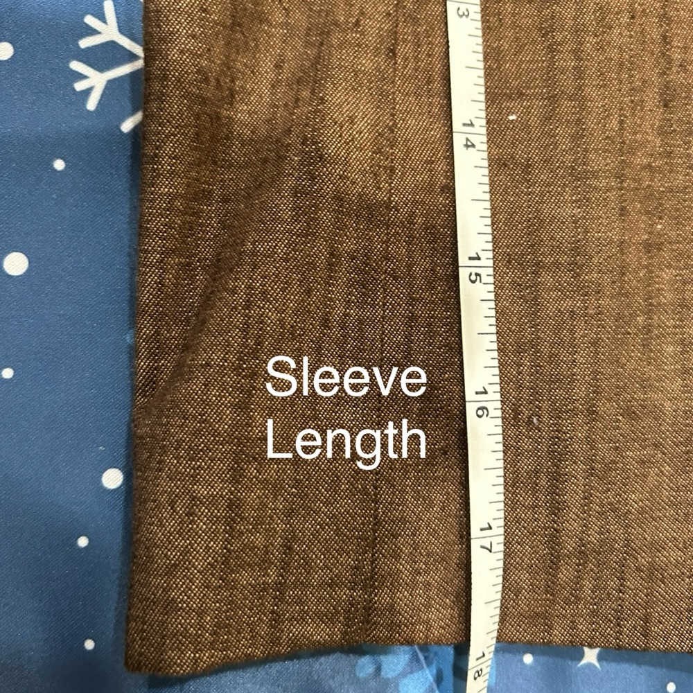 Worthington Classic Brown Tweed Blazer Size Large - Picture 11 of 12